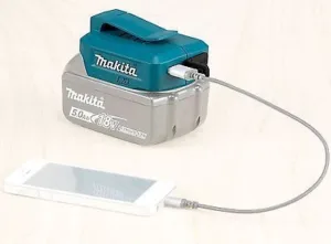 Alternative view of מתאם לסוללה 18v לחיבור USB להטענת מכשירים ניידים