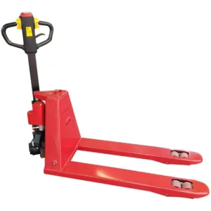 עגלת משטחים נטענת עד 1.5 טון מתח 24v נסיעה והרמה חשמלית סוללת Lithium נשלפת