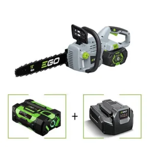 מסור שרשרת נטען 56v להב "16 (40 ס"מ) 56V Brushless  + סוללה 2.5Ah + מטען