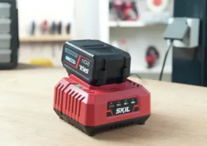 Alternative view of סט 2 סוללות 20v הספק 2.0Ah ו- 4.0Ah ומטען SKIL