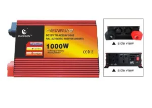 ממיר מתח לרכב גל ריבועי 1000w מ-12V ל-220V