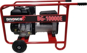 גנרטור בנזין חד פאזי 10000w כולל סטרטר מצבר וגלגלים