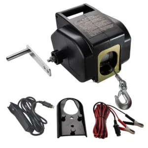 כננת משיכה 12v כוח משיכה 1.3 טון ניידת כבל 9.2 מטר עובי 5.2 מ"מ 3000LBS דגם 1134112