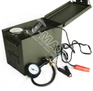 קומפרסור רכב 12v הספק 180 ליטר בדקה T-MAX מארז מתכת Heavy-Duty ללא מיכל