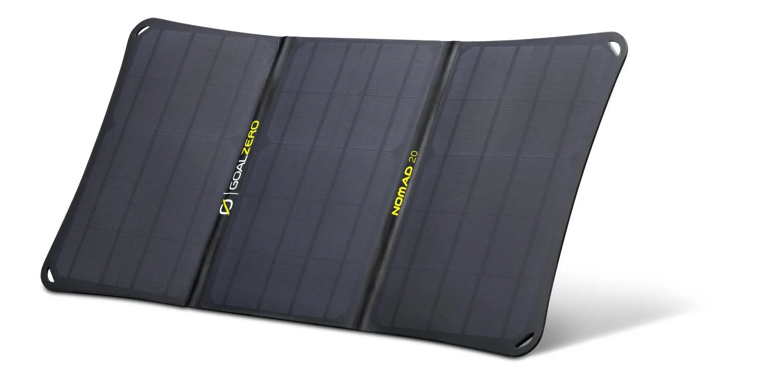 פאנל סולארי גמיש מתקפל 20w דגם GOALZERO NOMAD 20