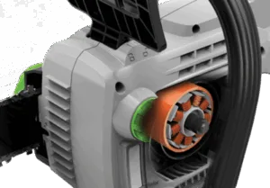 Alternative view of מסור שרשרת נטען 56v להב "14 (36 ס"מ) 56V Brushless – גוף בלבד