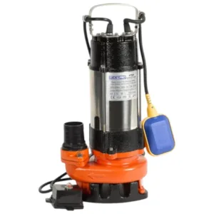 משאבה טבולה לביוב "2 9 מטר 750w ספיקה 300 ליטר בדקה - משקל 21 ק״ג