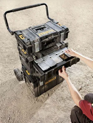 ⁦מתצוגה! עגלת משא ייעודית לארגזי כלים ToughSystem 170324⁩ – תמונה ⁦3⁩