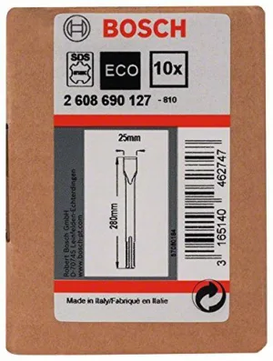 Alternative view of איזמל שטוח אורך 280 מ"מ לפטיש חציבה SDS-max מארז 10 יחידות