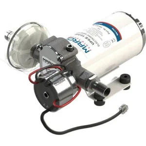 משאבת מים 12v/24v לחץ 2.5 בר ספיקה 26 ל/ד "1/2/"1/2