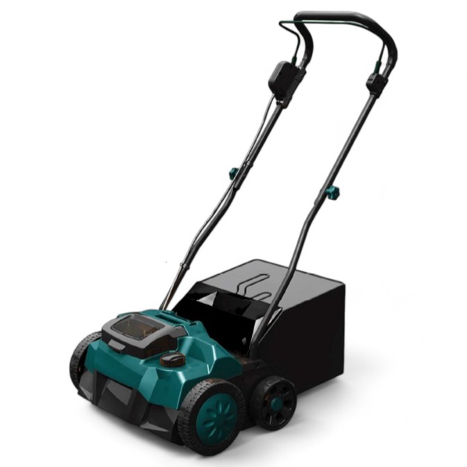 מנקה דשא סינטטי נטען 40v רוחב 330 מ"מ Brushless כולל 2 סוללות 20v 2Ah ומטען