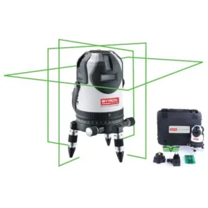 מאזנת לייזר ירוק 5 קווים דיוק 0.2 מ"מ/מ נטען SYROX G-1945