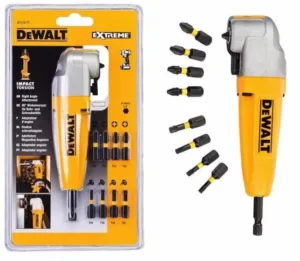 מתאם זוויתי למברגת אימפקט תוצרת DEWALT מגנטי כולל 8 ביטים - זויתן