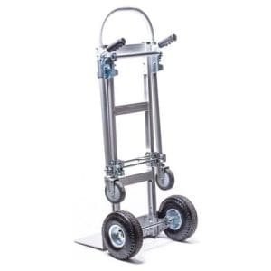 עגלת אלומניום דו מצבית KR-375KGS גלגלים גומי מלאים