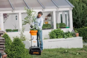 Alternative view of טוחן ענפים חשמלי עד 35 מ"מ 2200w מכרסם גזם לגזם קשה מעוצה וחומרים רכים GHE 105