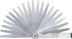 מד מרווח 32 יח' 0.03-1 מ"מ מד עלים - מניפת שימסים באורך 100 מ"מ