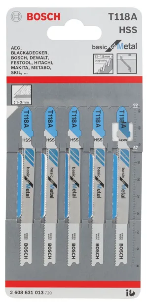 להב למסור אנכי 100 מ״מ למתכת - סט 5 יחידות