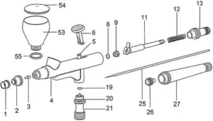 Alternative view of מחט לאיירבראש 0.2 מ"מ SP-2 SPARMAX