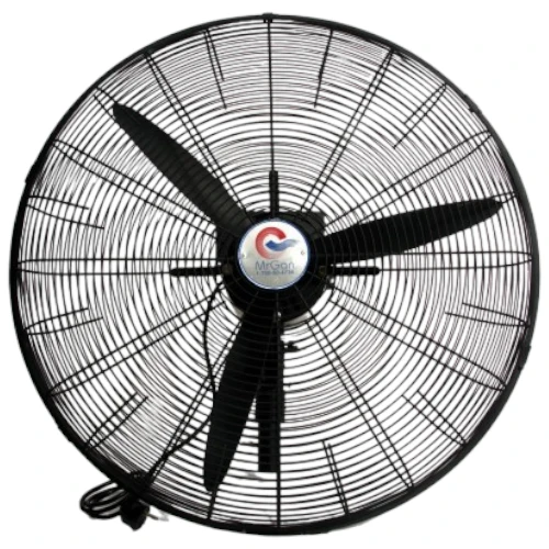 מאוורר תלייה תעשייתי "30 משקל 15 ק"ג 280w צבע שחור - קיר 86 דציבל