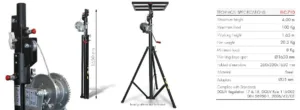 Alternative view of מתקן הרמה ידני למזגנים עד 4.0 מטר עד 100 ק"ג תוצרת ספרד 165-400 מ"מ 20.5 ק"ג ELC-710