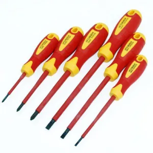 סט מברגים מבודדים 6 יח' מבודד AC1000V לחשמל