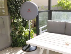 מאוורר עמוד תעשייתי "18 רגל 92w כולל 3 מהירויות 3840 מק"ש - 3 להבי אלומיניום - צבע שחור – תמונה 6