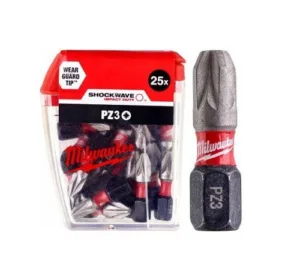 לא במלאי! מארז סט 25 ביטים PH3 על 25 מ"מ לאימפקט ShockWave