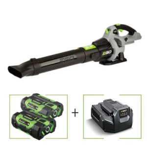 מפוח עלים יד נטען Brushless 56V עם 2 סוללות 2.5Ah + מטען