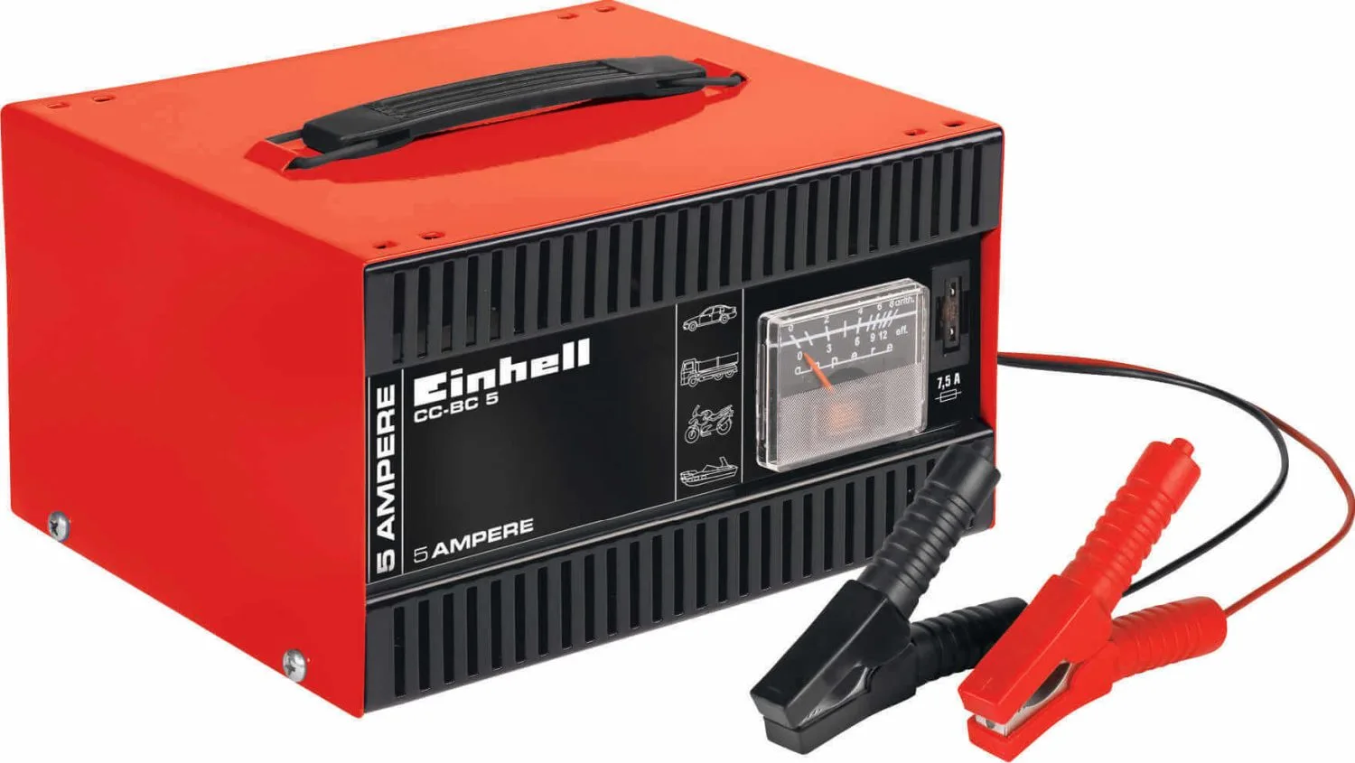 מטען מצברים אוטומטי 6v/12v הספק 16-80Ah מק"ט 1056121