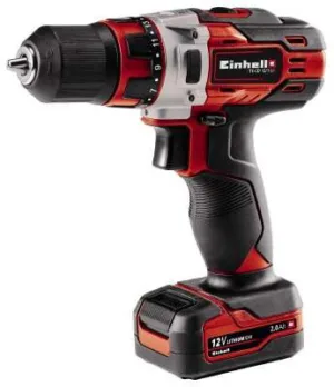 לא במלאי! מברגה/מקדחה 12v סוללה 2Ah ומטען +סט ביטים מתנה