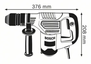 Alternative view of פטישון חשמלי 650w חציבה 2.6J sds-plus תוצרת גרמניה