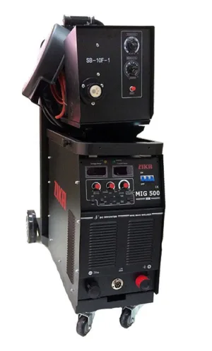 רתכת Co2 תלת פאזי עד 500Amp לריתוכים באמצעות סלילים ואלקטרודות בטכנולוגיה המתקדמת IGBT מזין חיצוני MIG 500