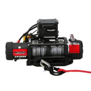 כננת משיכה 12v כוח משיכה 4.3 טון 9500lbs חבל סינטטי