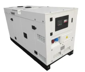 גנרטור דיזל תלת פאזי 21kVA מושתק קירור מים לעבודה ממושכת כולל בקר 1840×800×1050 ס״מ 760 ק״ג