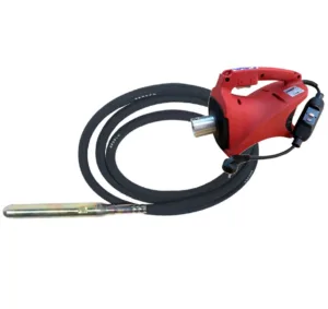 יחידת הנעה חשמלית 2300w חד פאזי ויברטור 6.5 ק"ג כולל מחט צינור ויברציה  48 מ"מ אורך 5 מטר - חיבור מהיר (מתאים לכל החברות) ורצועת נשיאה