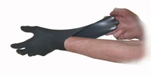 Alternative view of כפפות ניטריל שחורות מידה L למוסך - כמות 50 זוג