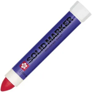 צבע סימון יבש מוצק אדום Solid Marker תוצרת יפן
