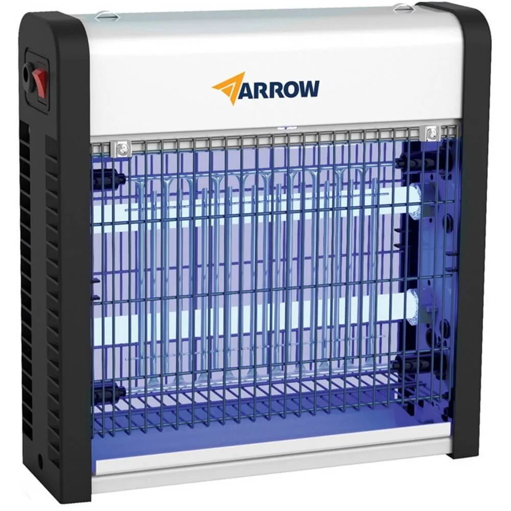 קטלן יתושים וחרקים 2x6W כולל 2 נורות UV מידות 259x72x264 מ"מ