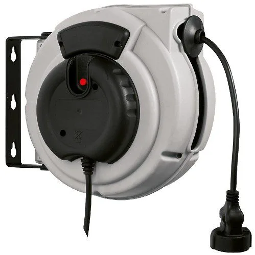 תוף כבל חשמל קפיצי 15 מטר 230v 3x1.5 אוטומטי