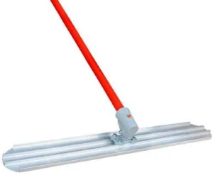 מאלג להחלקת בטון - פצקה כף החלקה 122x30 ס"מ גיר ג'ירו 2 ידיות טיטניום 3.6 מטר (2x1.8m)