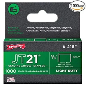 סיכות רוחב 8.0 מ"מ JT-27/21 "5/16 - מארז 5000 דגם 215 JT21-5/16