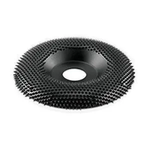 דיסק כרסום ופיסול עץ  "½4 Dish Wheel שחור גס מאוד קיצוני לכירסום ופיסול בעץ תוצרת ארה"ב חור 22.2 מ"מ "7/8 DW412X120