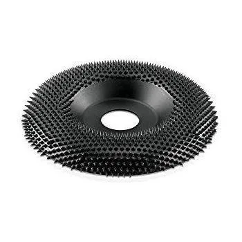 דיסק כרסום ופיסול עץ "½4 Dish Wheel שחור גס מאוד קיצוני לכירסום ופיסול בעץ תוצרת ארה"ב חור 22.2 מ"מ "7/8 DW412X120