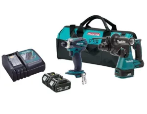 סט 2 כלים - אימפקט ופטישון BL נטען 18V4.0AmpX2