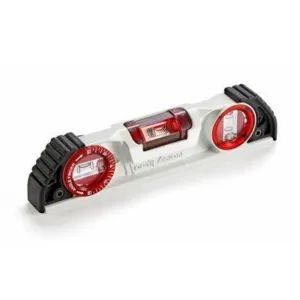 פלס 25 ס"מ טורפדו יצוק מגנטי עם עינית OptiVision
