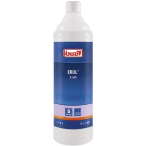 חומר לניקוי קרמיקה וגרניט פורצלן EROL מיכל 1 ליטר - למראה בוהק וללא סימנים לאורך זמן. לשימוש עם פד מלמין Buzil