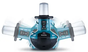 Alternative view of פנס תאורה היקפית 18V 40V נטען חשמלי גוף MAKITA ML010G מקיטה - גוף בלבד