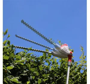Alternative view of גוזם גדר חיה גובה חשמלית מתכווננת טלסקופית מנוע 500w אורך 1.90-2.34 מטר להב 450 מ"מ 4 ק"ג