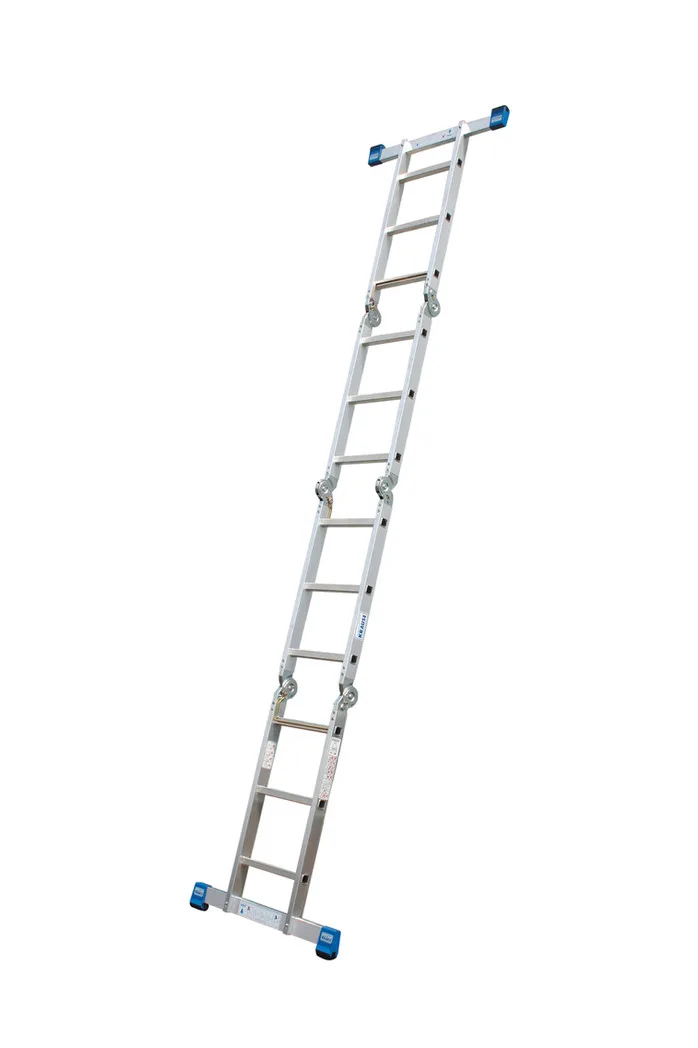 סולם אלומיניום פרקים לשימוש ביתי 3x4 עד 3.55 מטר 12 ק"ג תוצרת גרמניה – תמונה 7