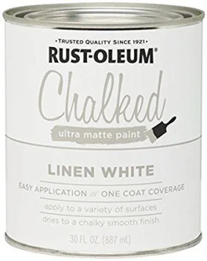 צבע גיר שאבי שיק - לבן 1 ליטר MATTE LINEN WHITE